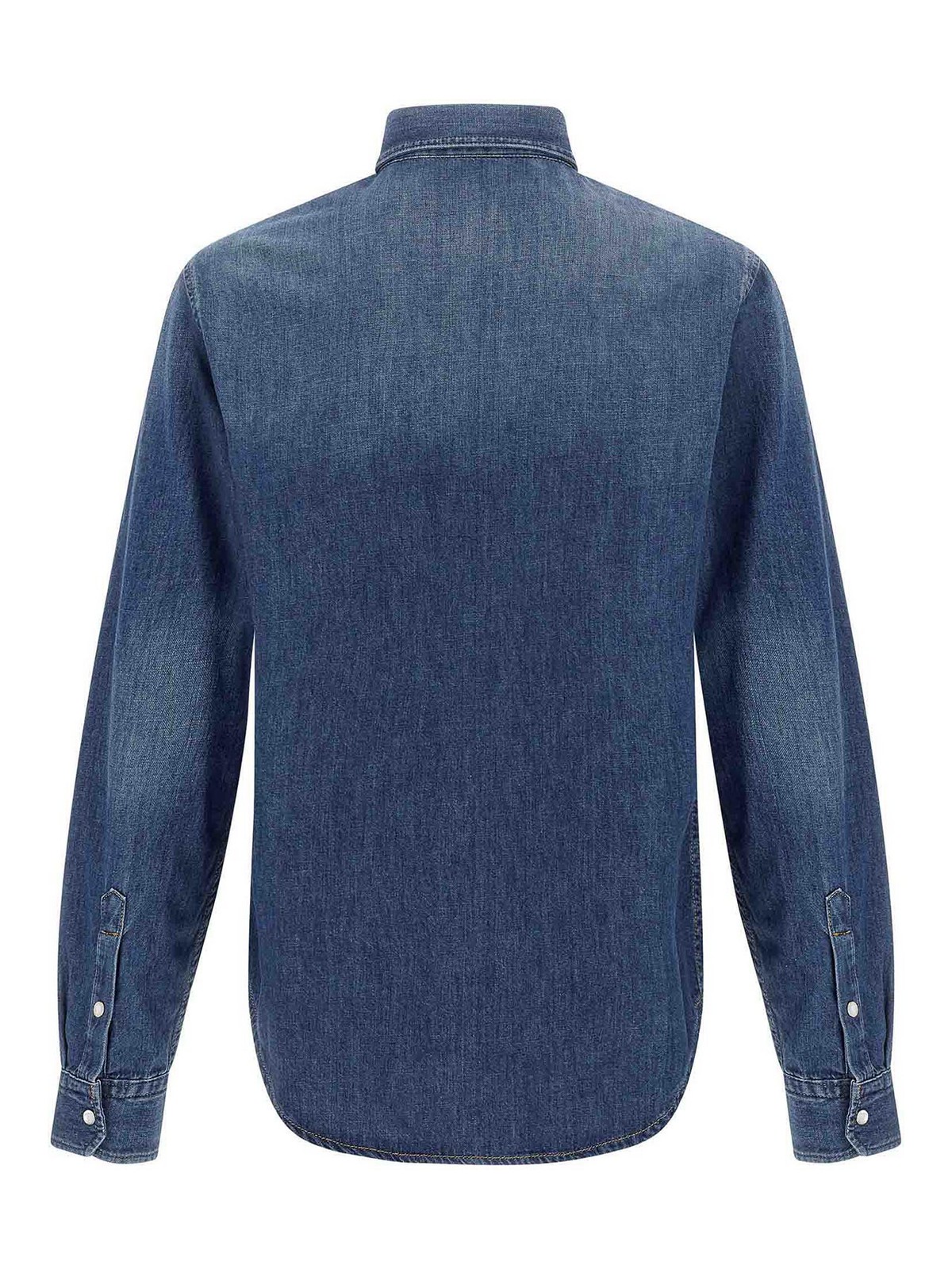 Versace Medusa Shirt And Blouse Blue In Blue
