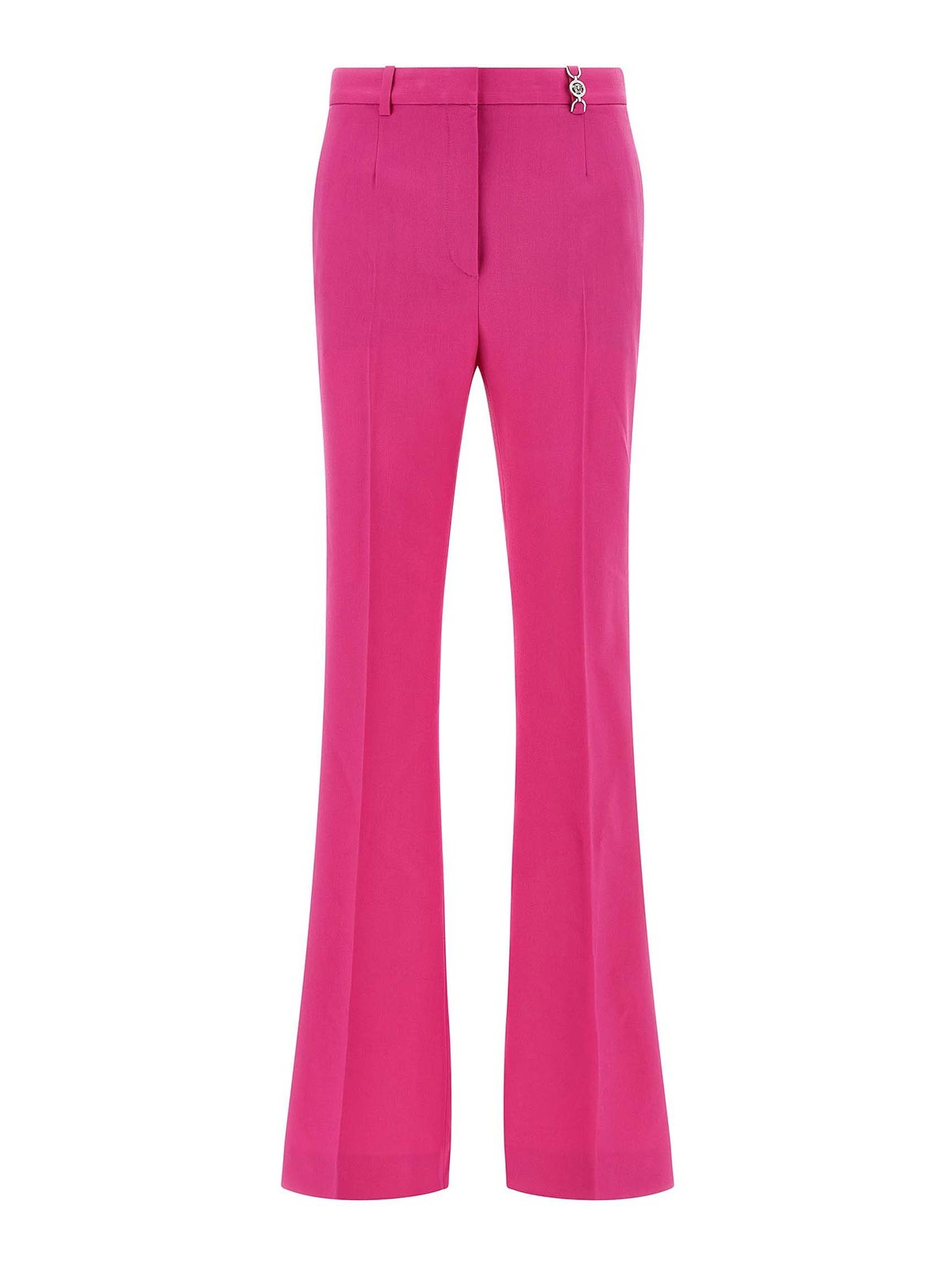 Versace Casual Trousers With Back Pocket And Belt Loops In Pink