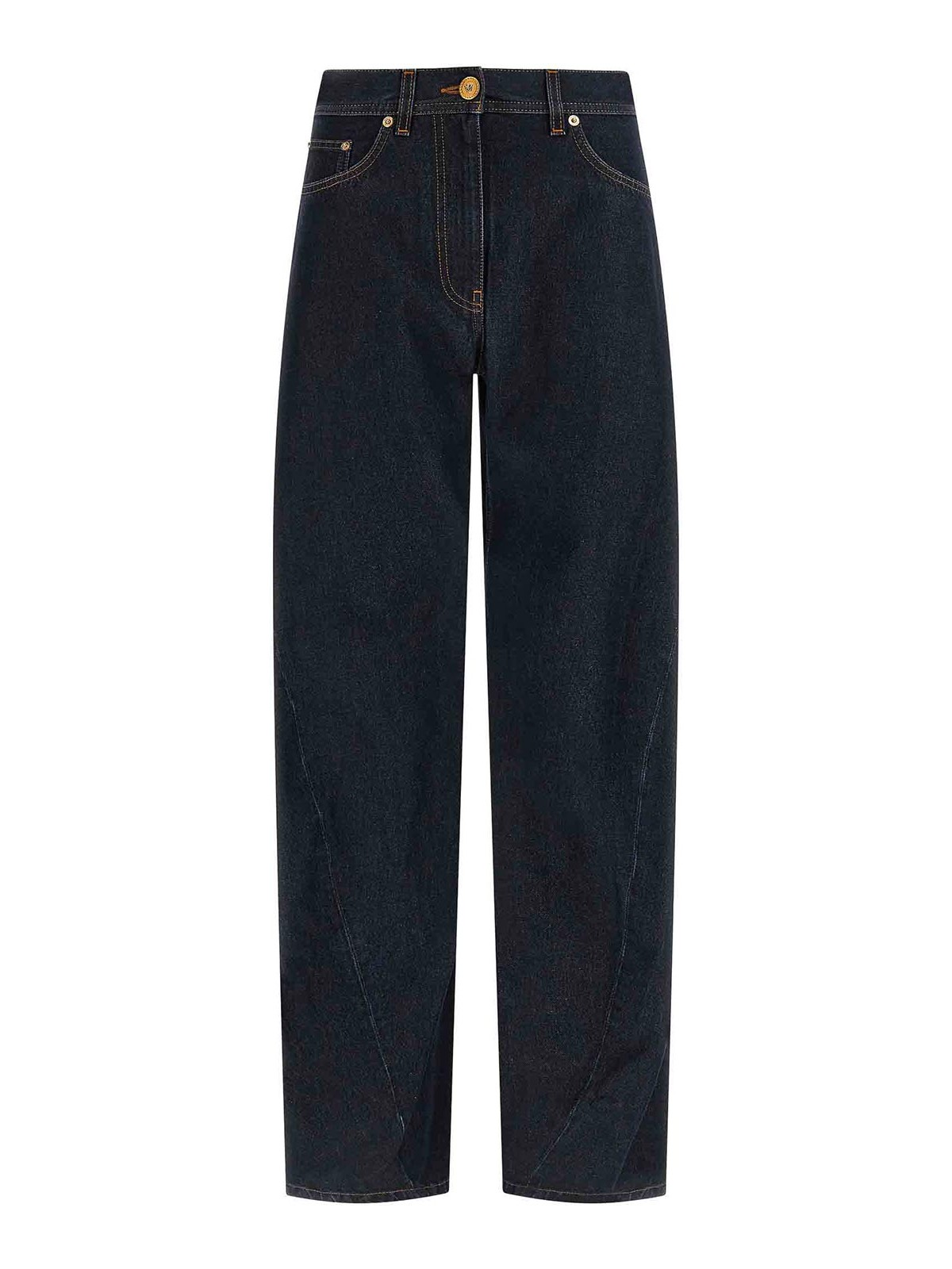 Versace Soft Wash Jeans In Blue