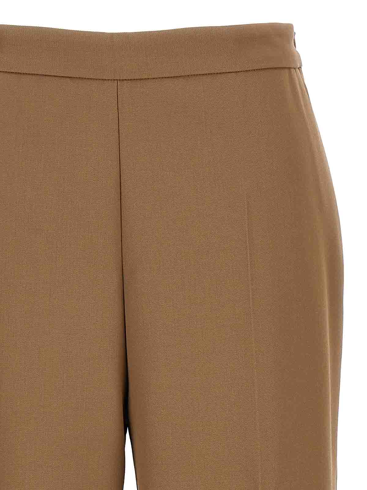 Dries Van Noten Tailored Trousers With Pockets And Pleats In Brown