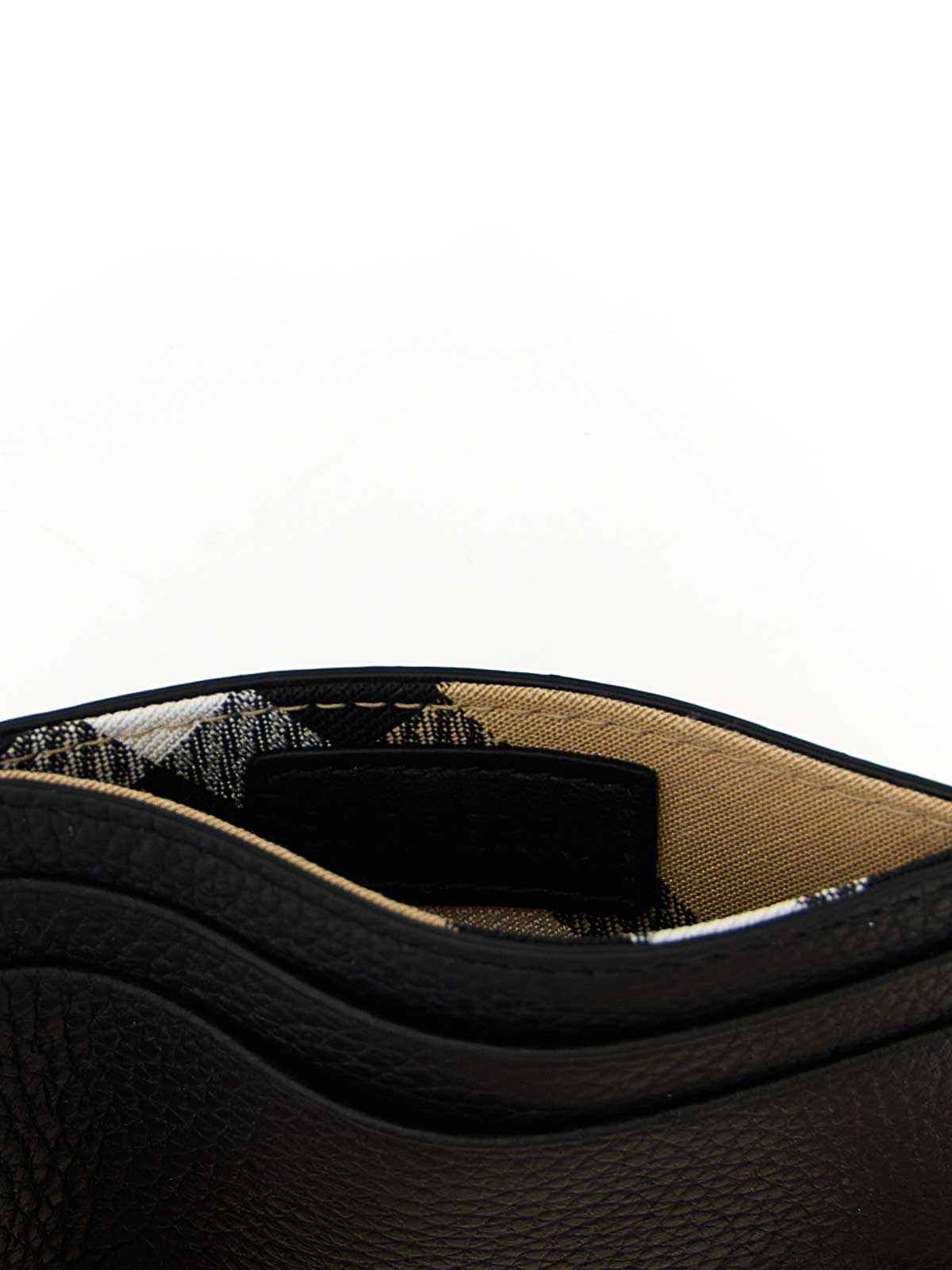 Burberry Sandon Cotswolds Card Holder In Black