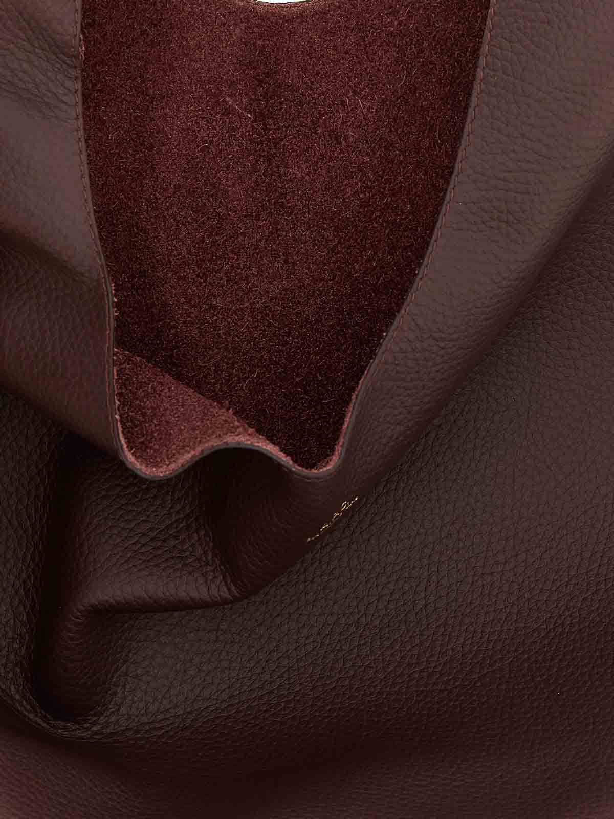 Apc Le Neige Shoulder Bags Bordeaux In Red