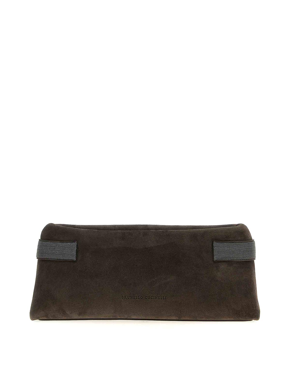Brunello Cucinelli Essence Pouch In Brown