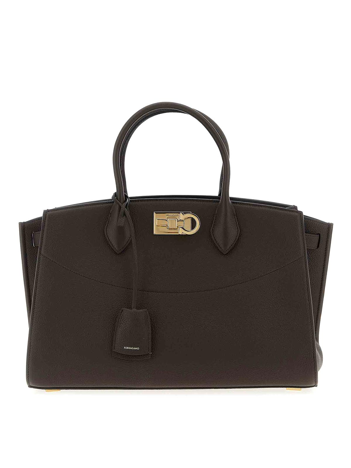Ferragamo The New Studio Soft 21a110785996 Tmoro In Brown