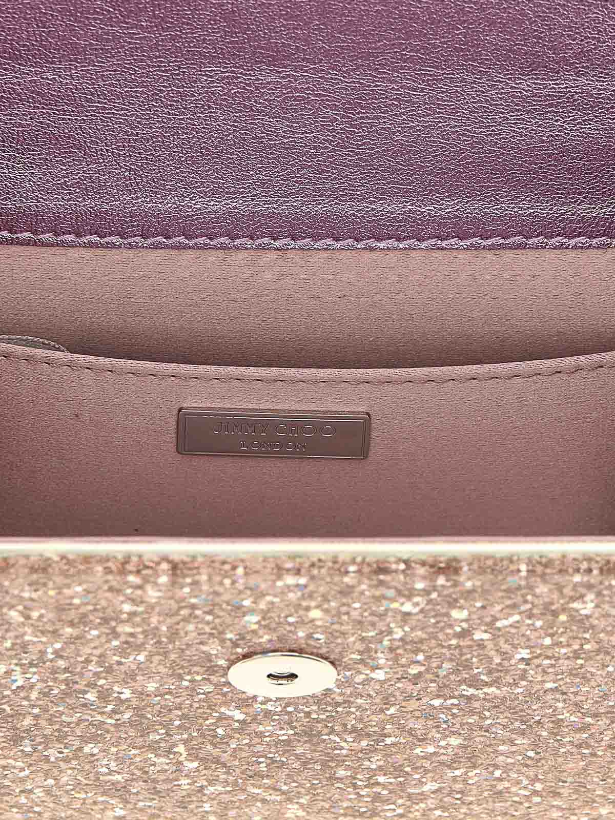 Jimmy Choo Candy Clutch In Nude