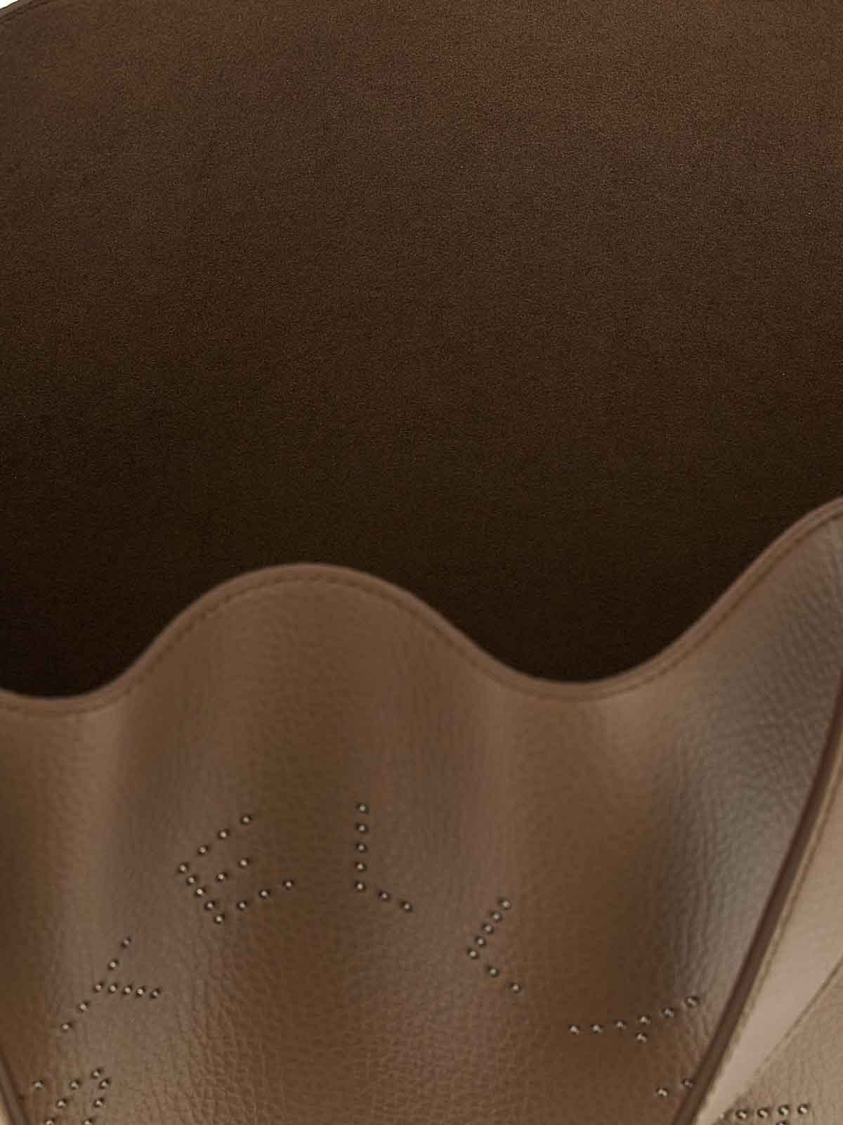 Stella Mccartney Logo-embellished Tote Bag In Brown