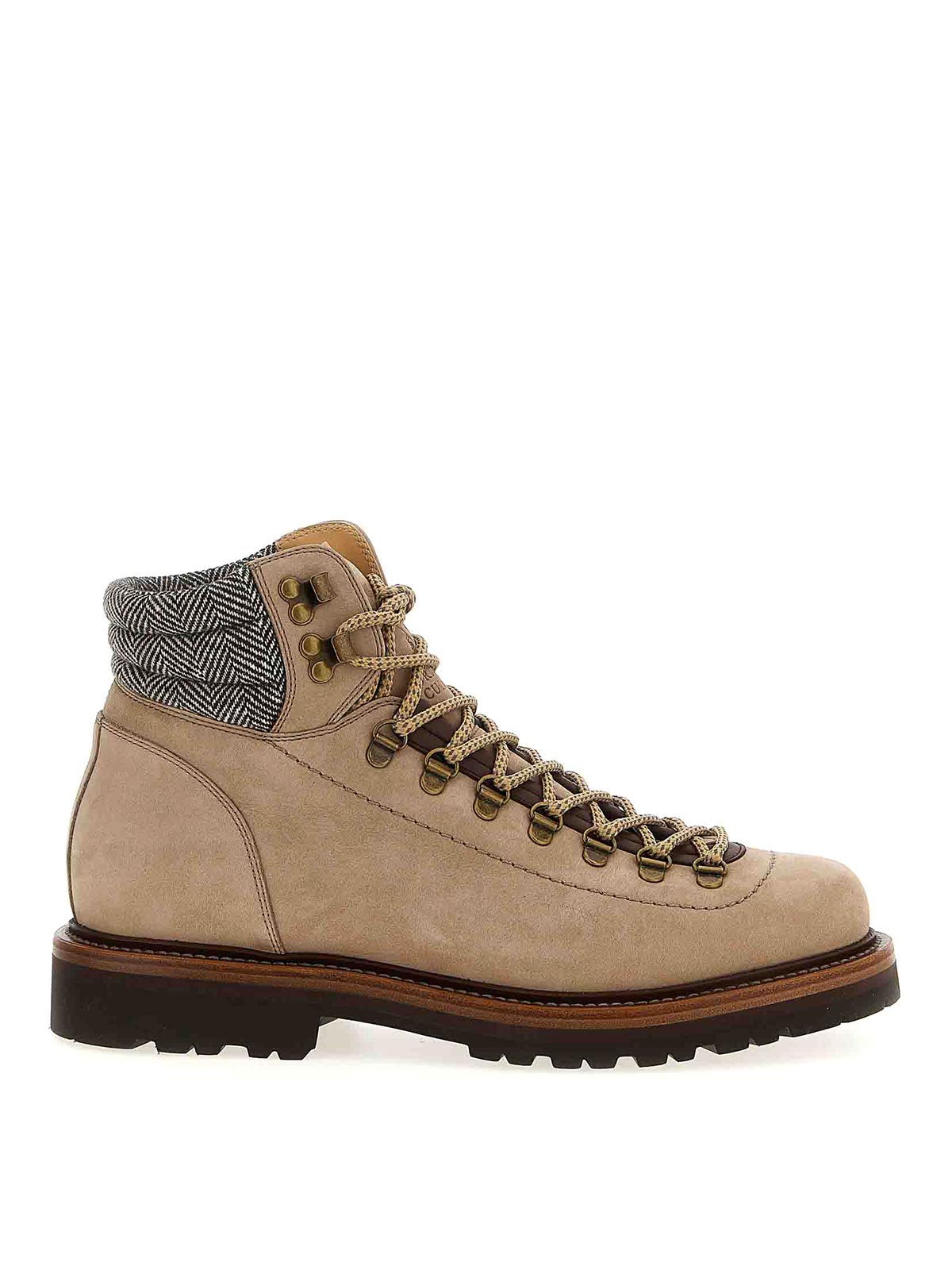 Brunello Cucinelli Mountain Boot Boots And Ankle Boots Beige In Neutral
