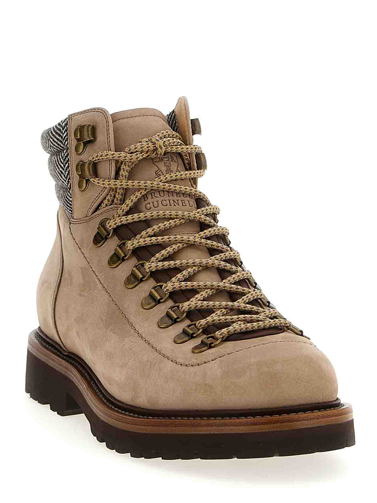 Brunello Cucinelli Mountain Boot Boots And Ankle Boots Beige In Neutral