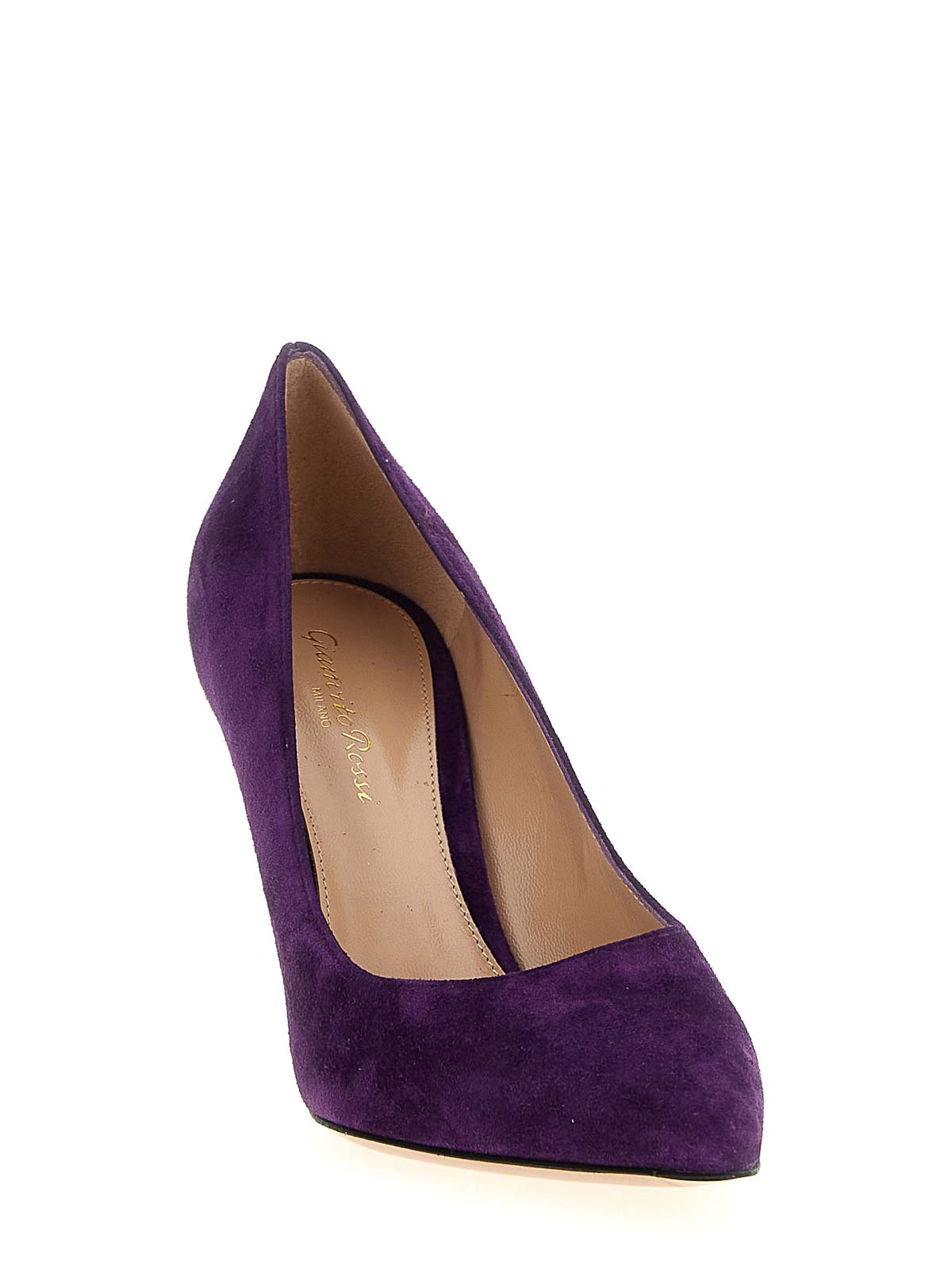 Gianvito Rossi 85mm Pointed Stiletto Pumps In Purple