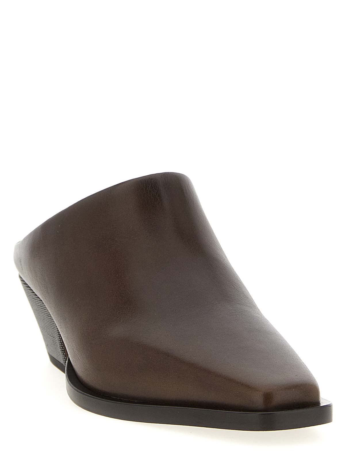 Brunello Cucinelli Sabots In Brown