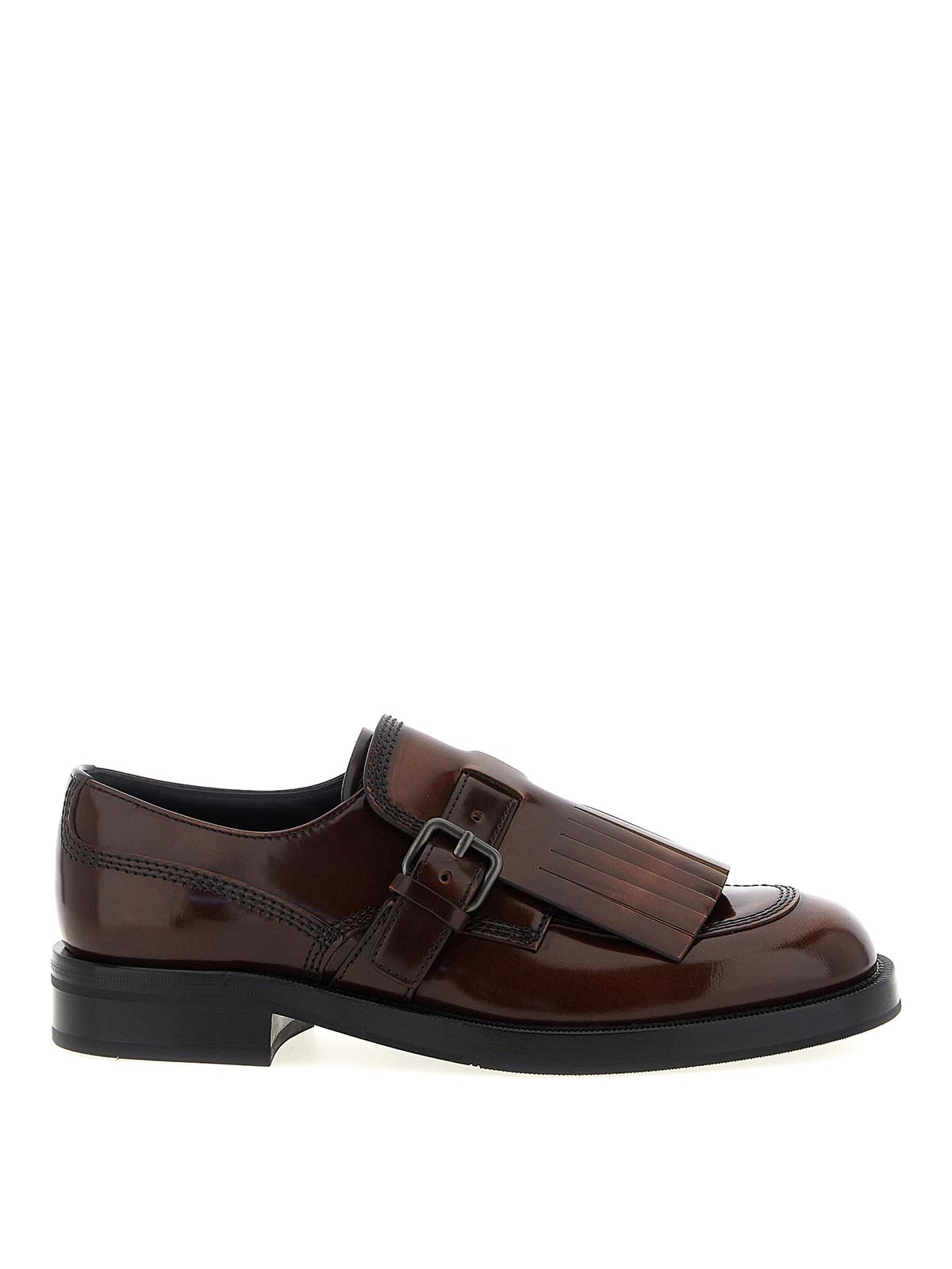 Church's Brown Leather Piper Monk Strap Shoes In Brown
