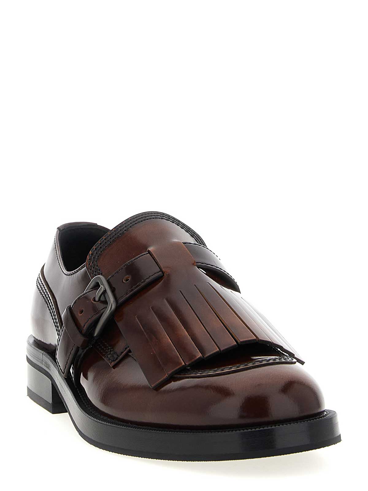 Church's Brown Leather Piper Monk Strap Shoes In Brown