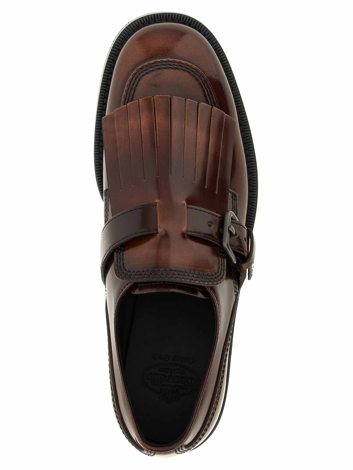 Church's Brown Leather Piper Monk Strap Shoes In Brown