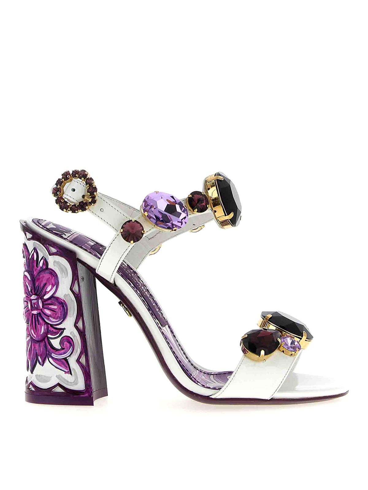 Dolce & Gabbana Heeled Sandals  Woman Color Violet In Purple