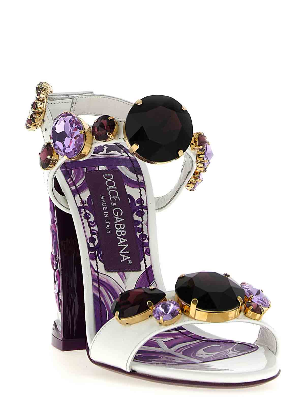 Dolce & Gabbana Heeled Sandals  Woman Color Violet In Purple