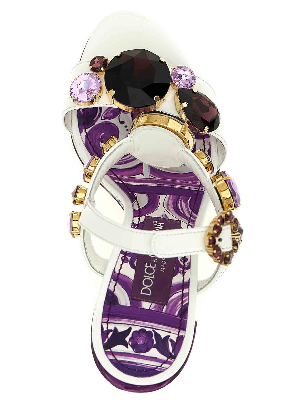 Dolce & Gabbana Heeled Sandals  Woman Color Violet In Purple