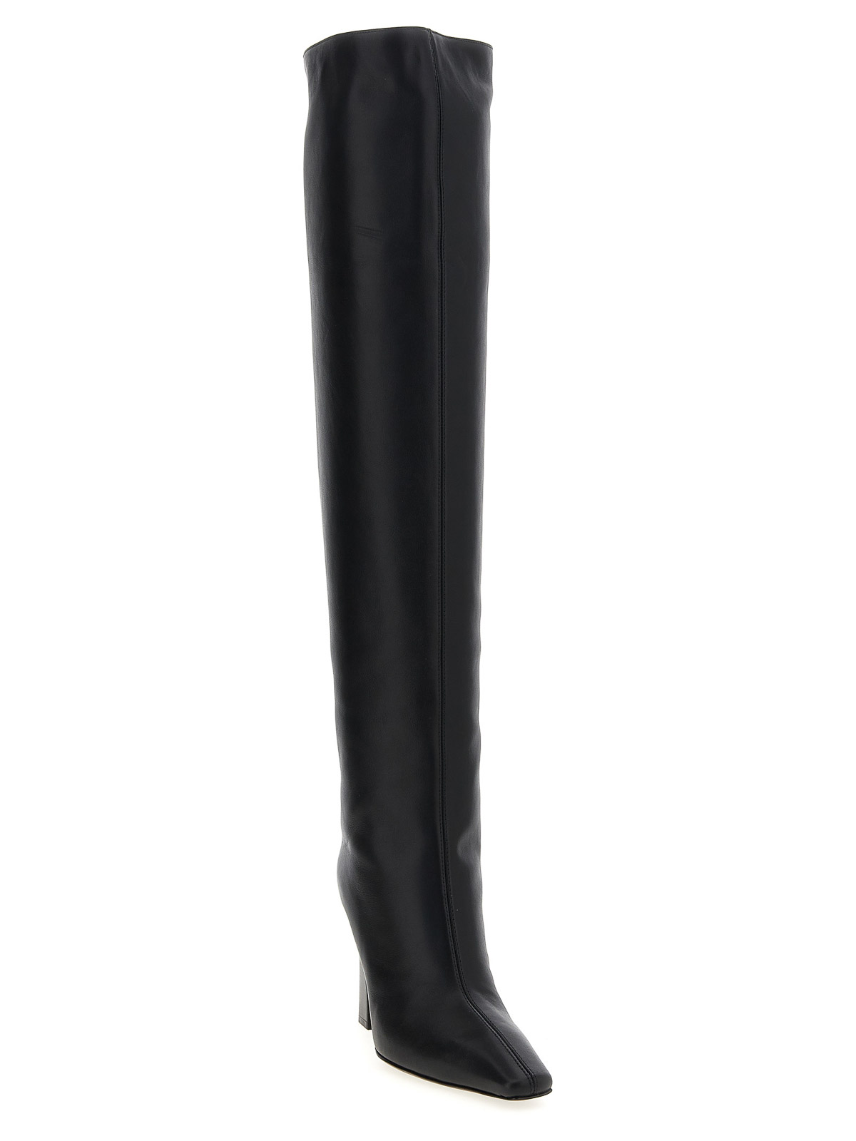 Giuseppe Zanotti Extra High Leather Boots In Black