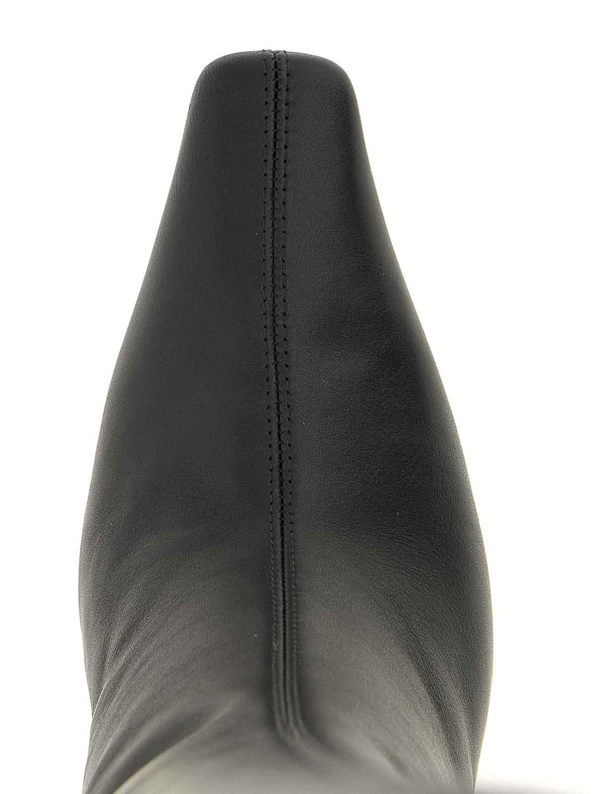 Giuseppe Zanotti Extra High Leather Boots In Black