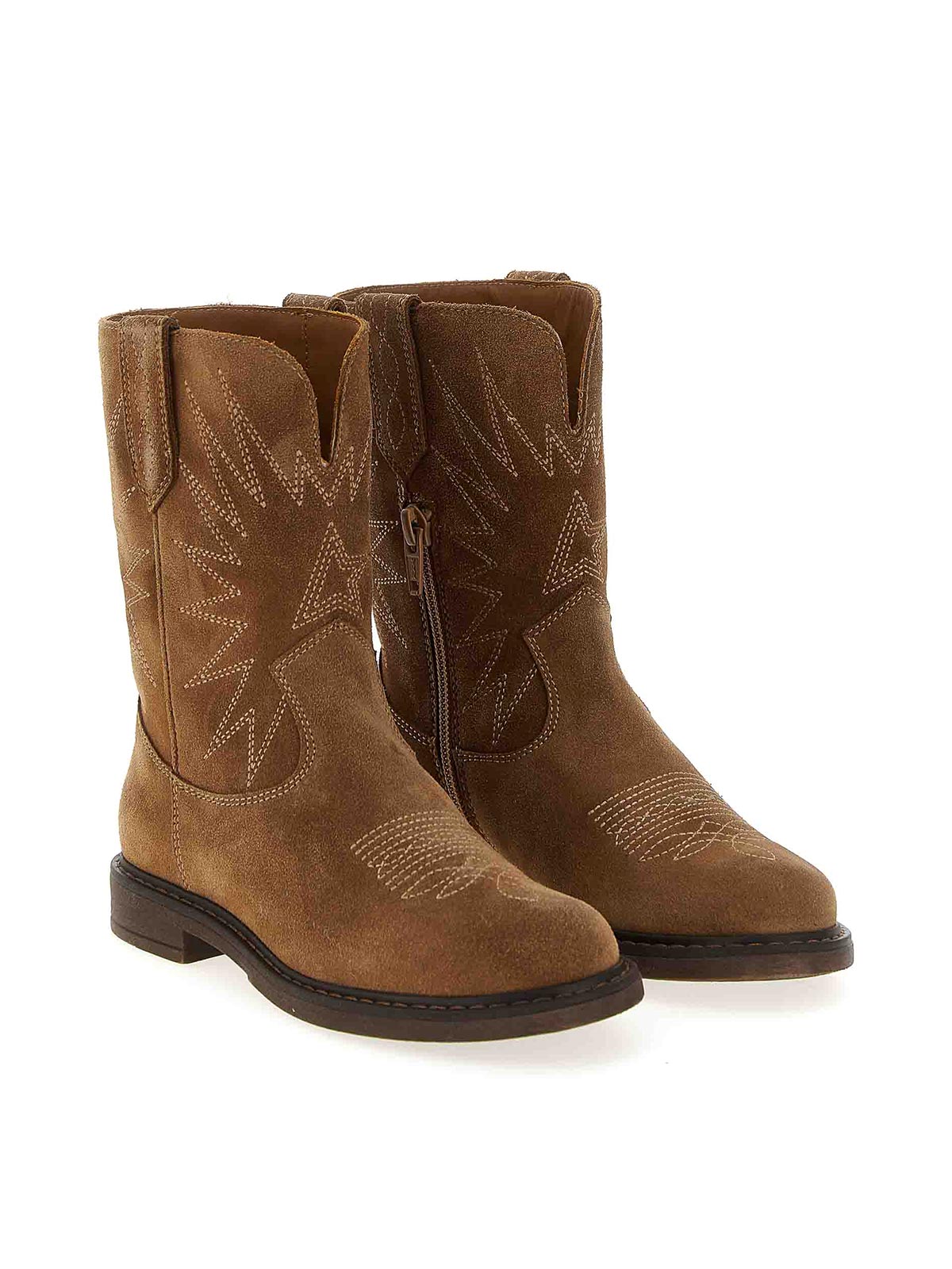 Golden Goose Wish Star Boots In Brown
