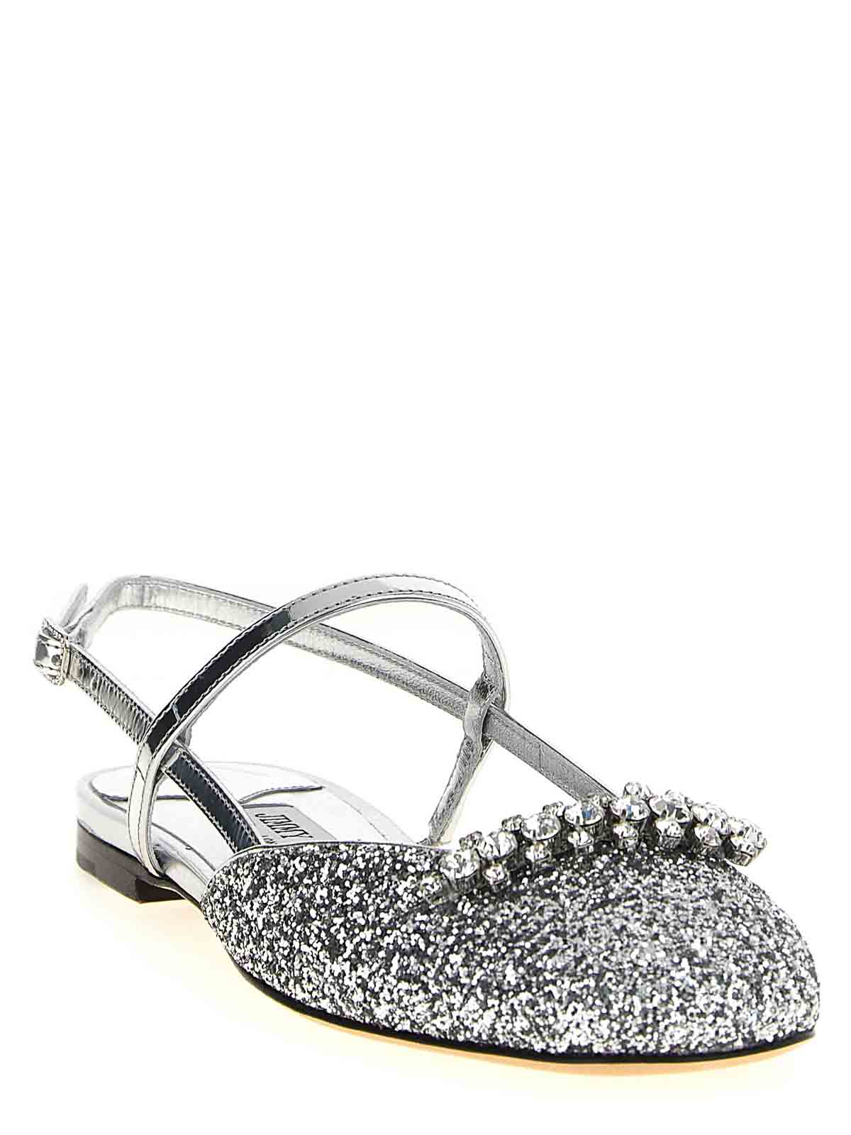 Jimmy Choo Belinda Slingback In Silver