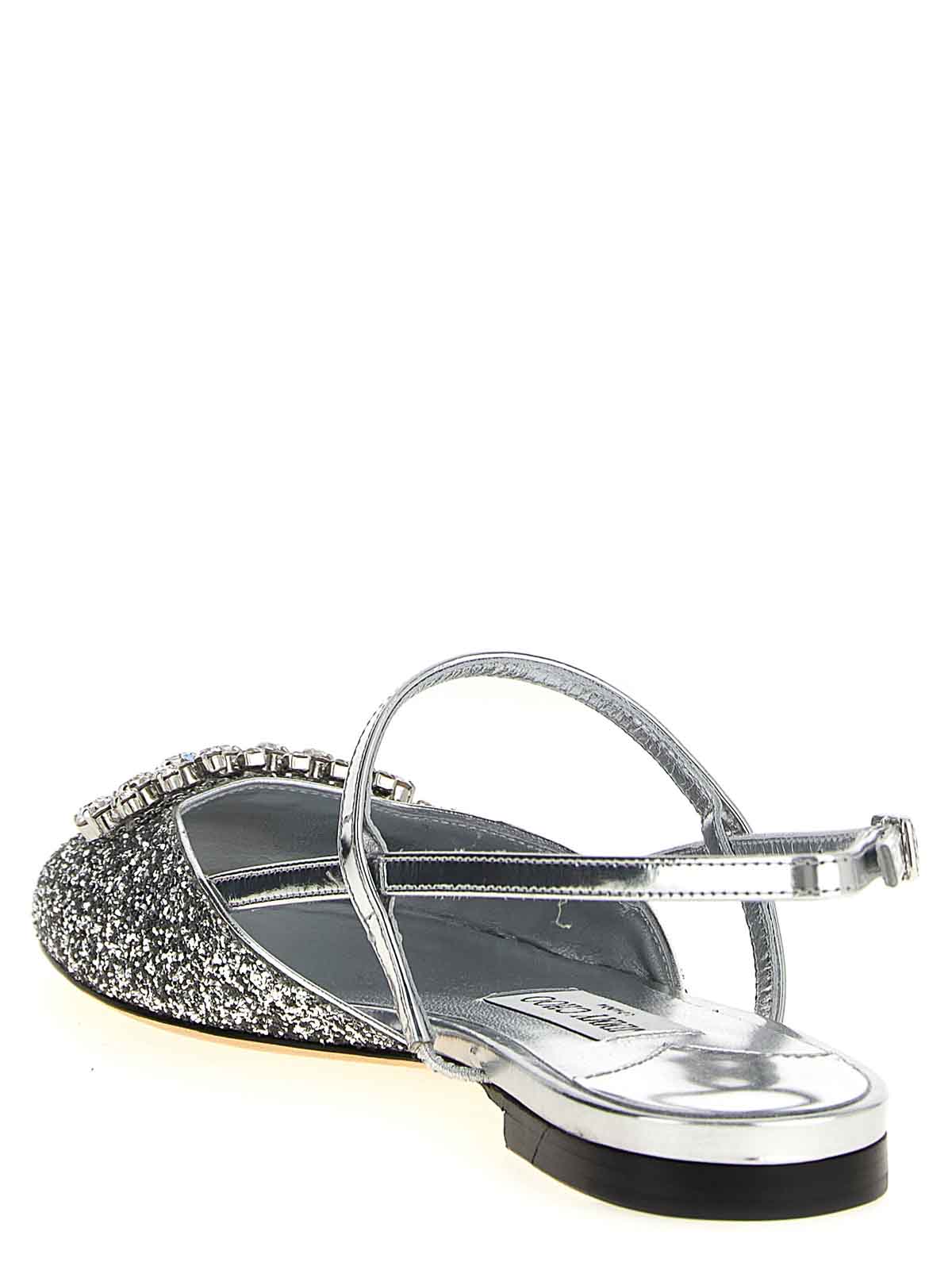 Jimmy Choo Belinda Slingback In Silver