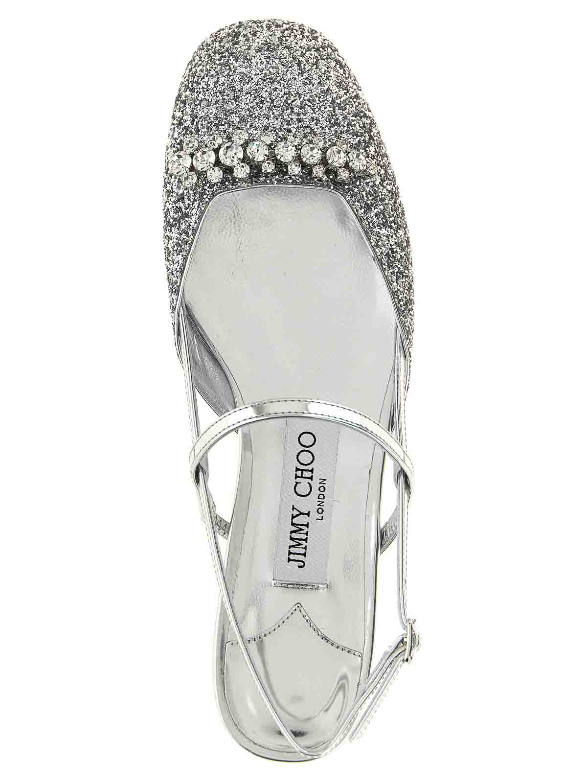Jimmy Choo Belinda Slingback In Silver