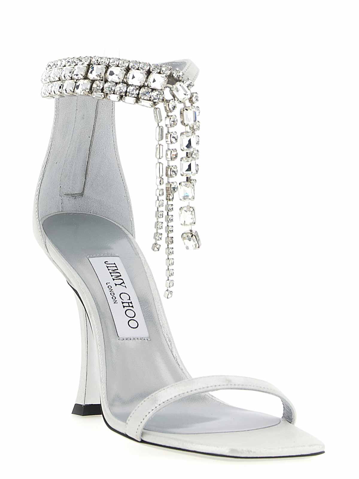Jimmy Choo Verity Sandals In Silver