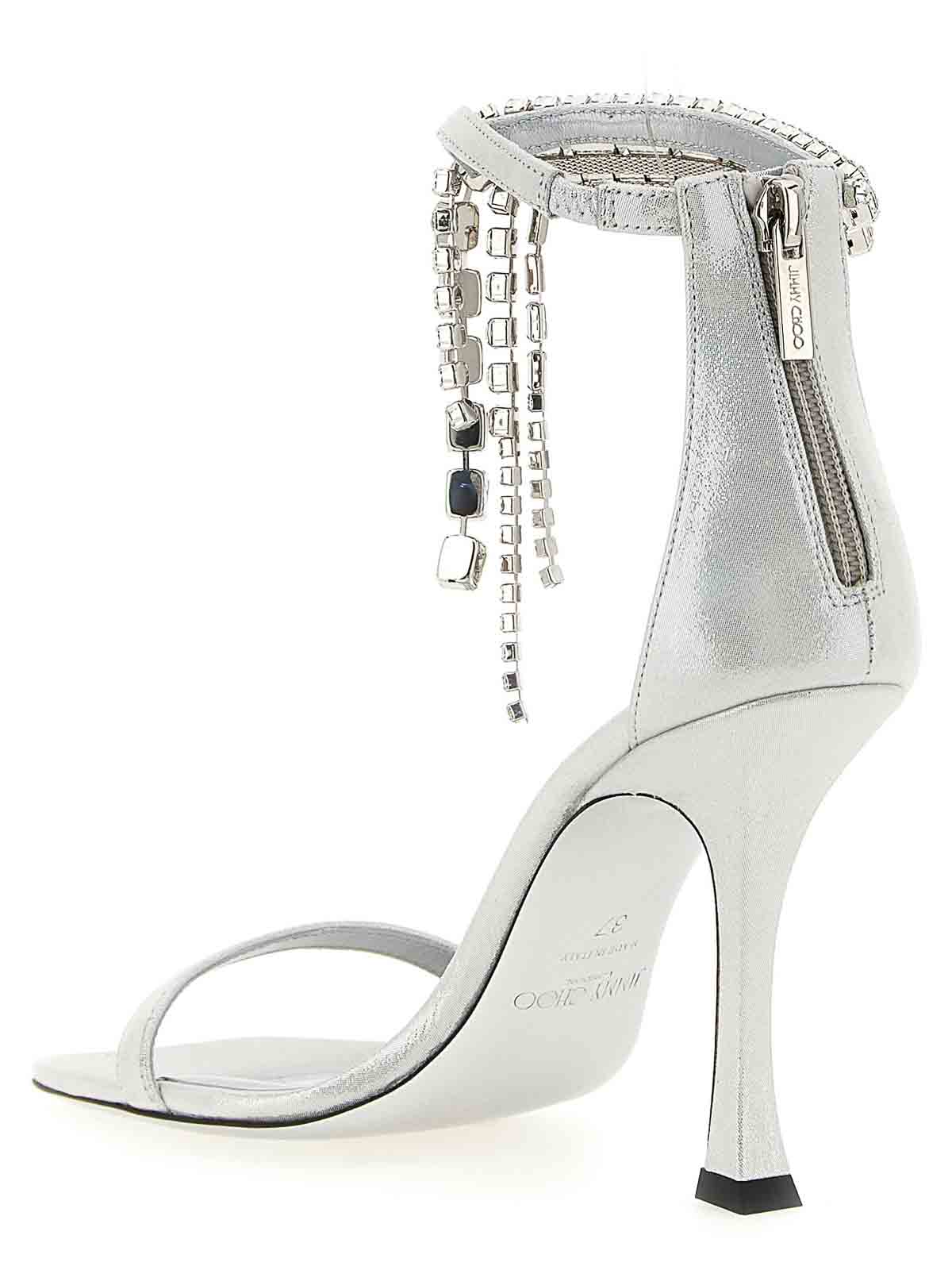 Jimmy Choo Verity Sandals In Silver