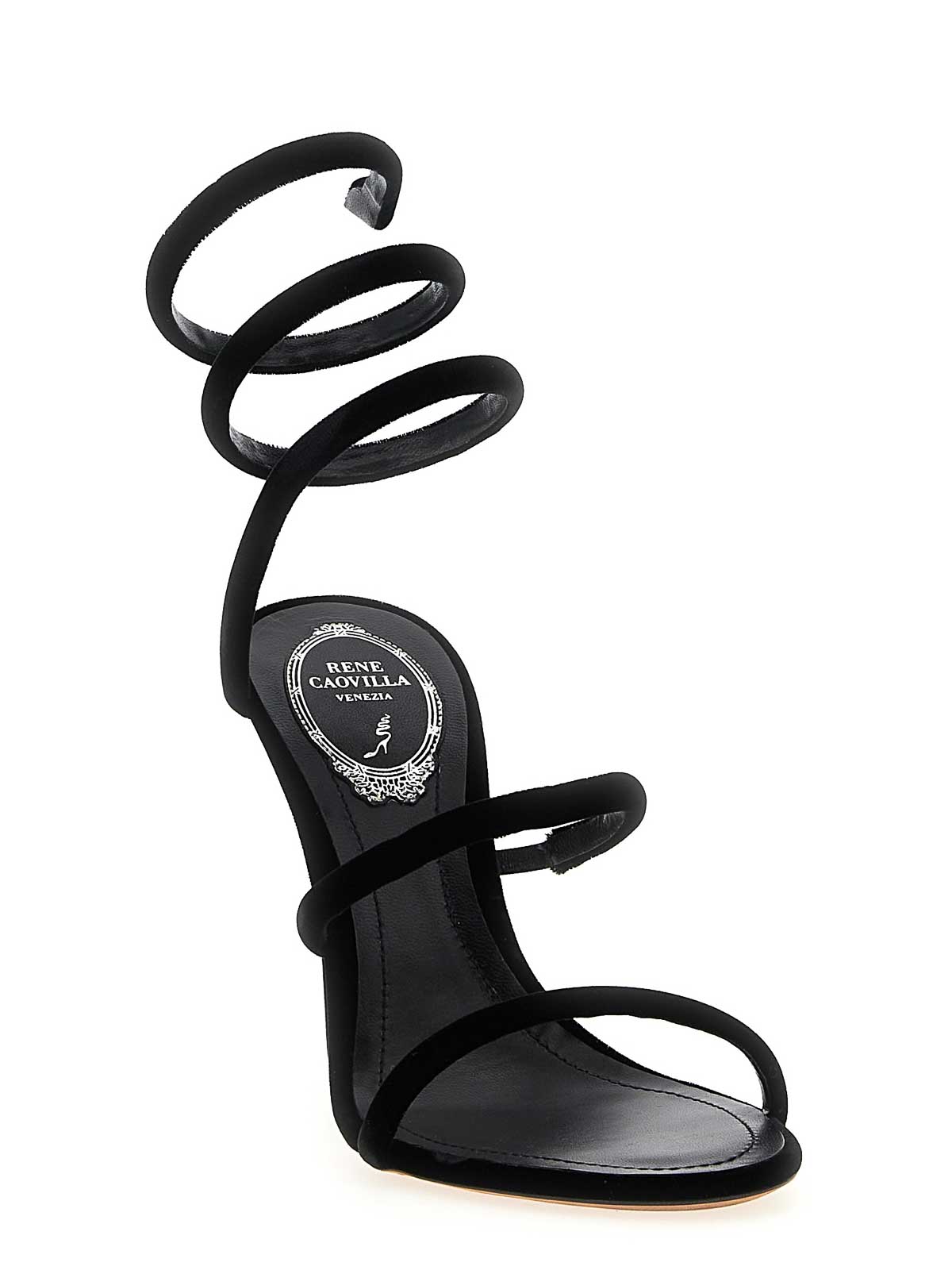René Caovilla Cleo Sandals In Black