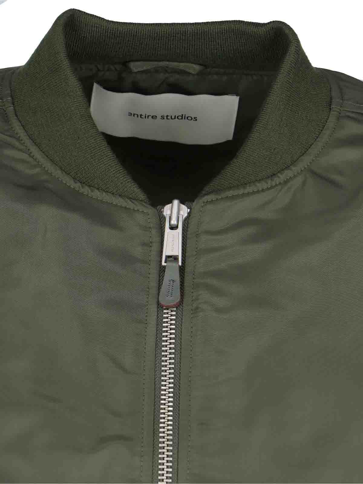 Entire Studios Bomber Zip In Green