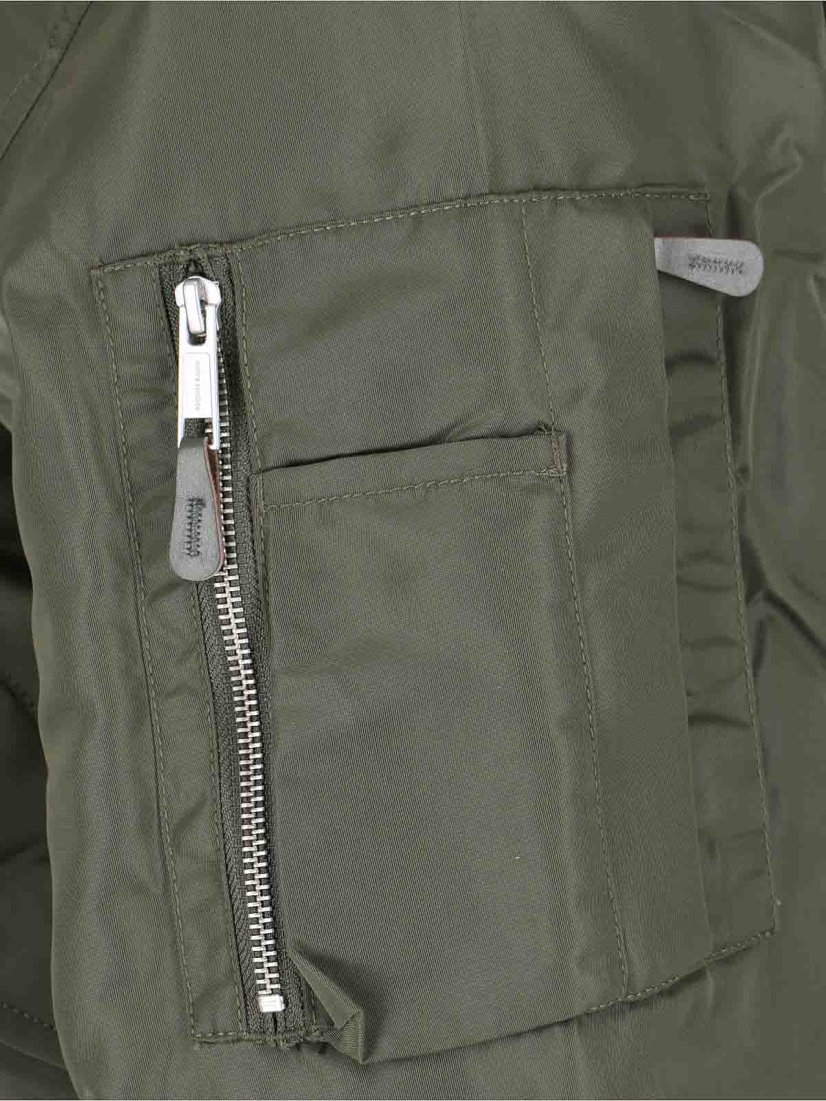Entire Studios Bomber Zip In Green