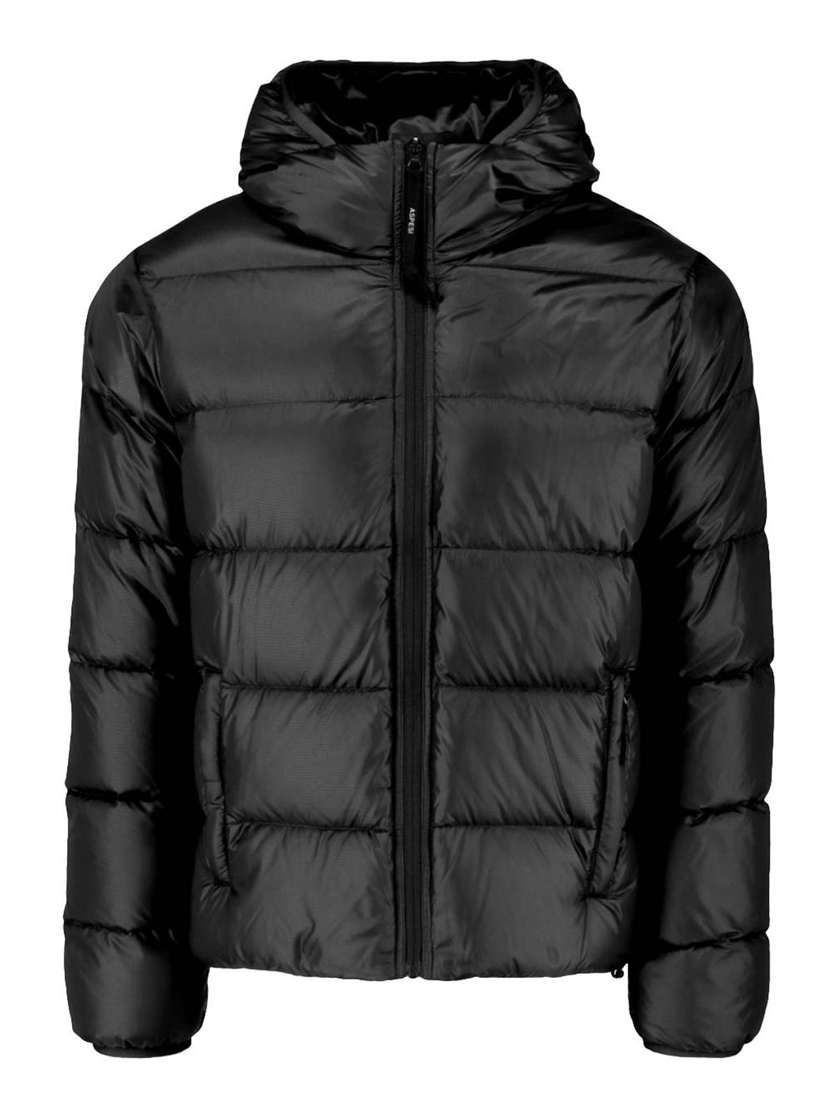 Aspesi Thickened Down Jacket In Black