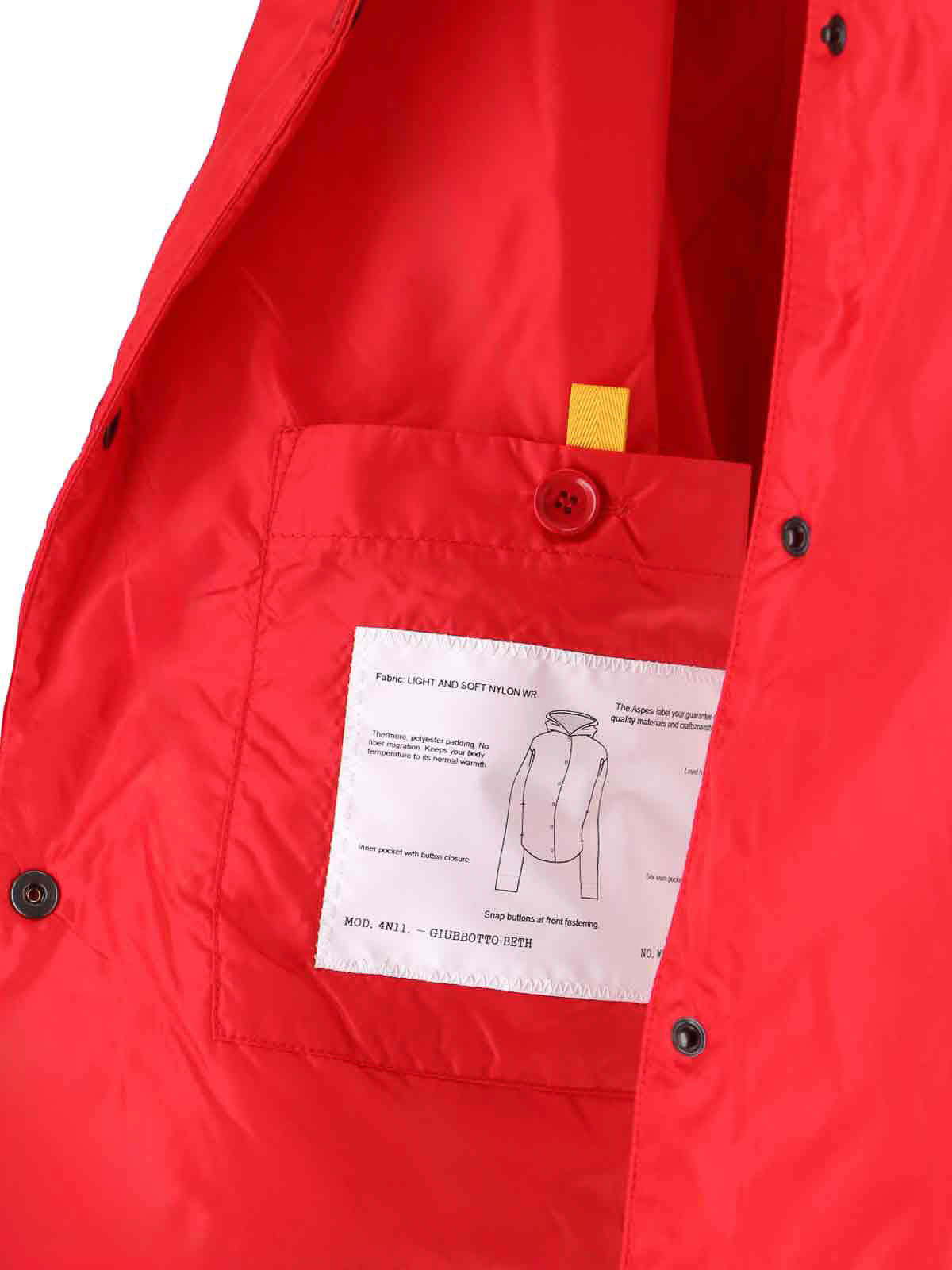 Aspesi Jacket In Red