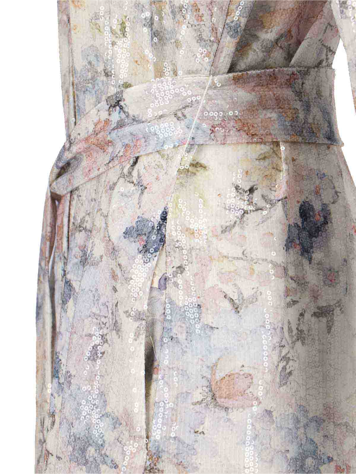 Golden Goose Maxi Chemisier Dress In Burgundy