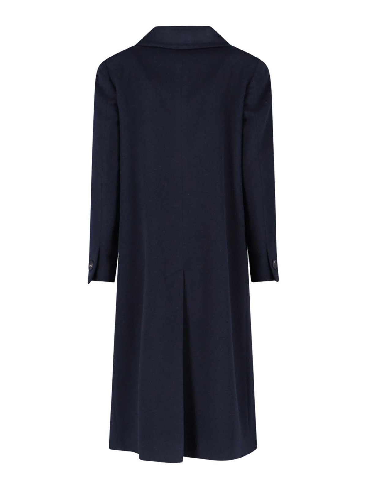 Tagliatore Jole Coat Midi Double-breasted - Navy Blue In Blue