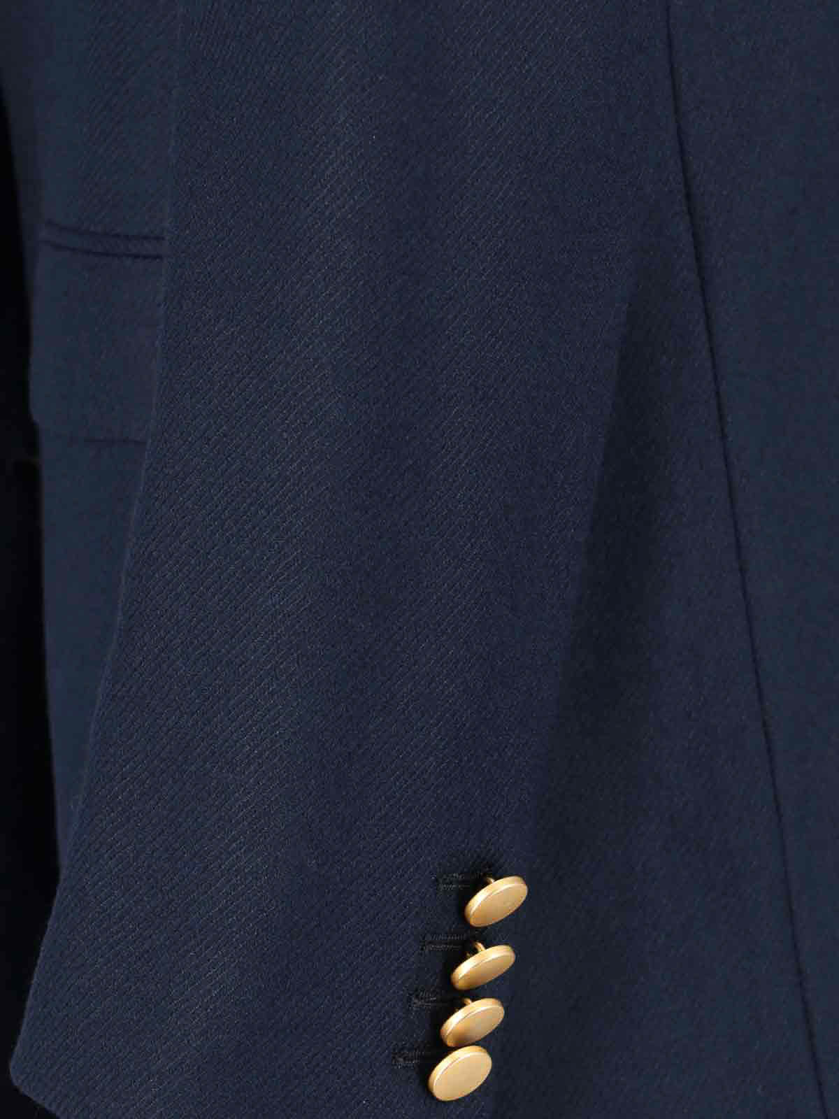Tagliatore Double -breasted Blazer In Virgin Wool In Gray