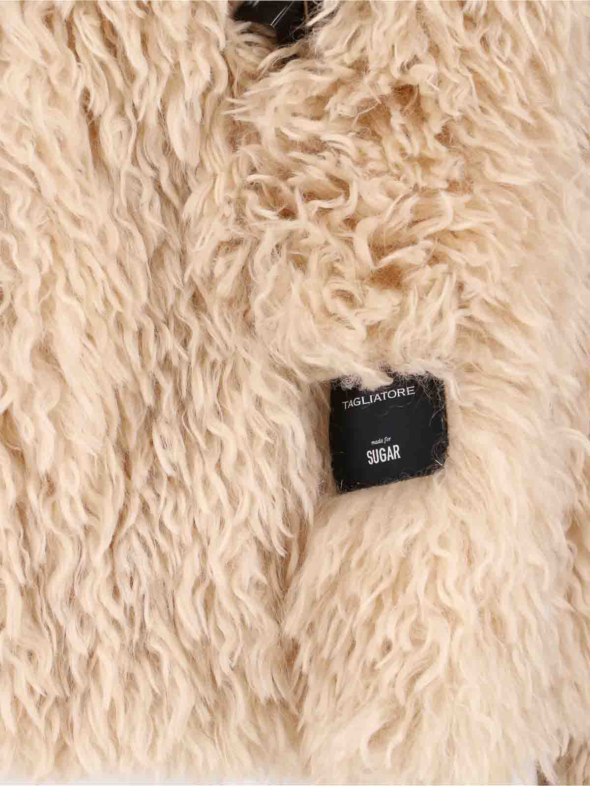 Tagliatore Giacca In Pelliccia Faux In Multi