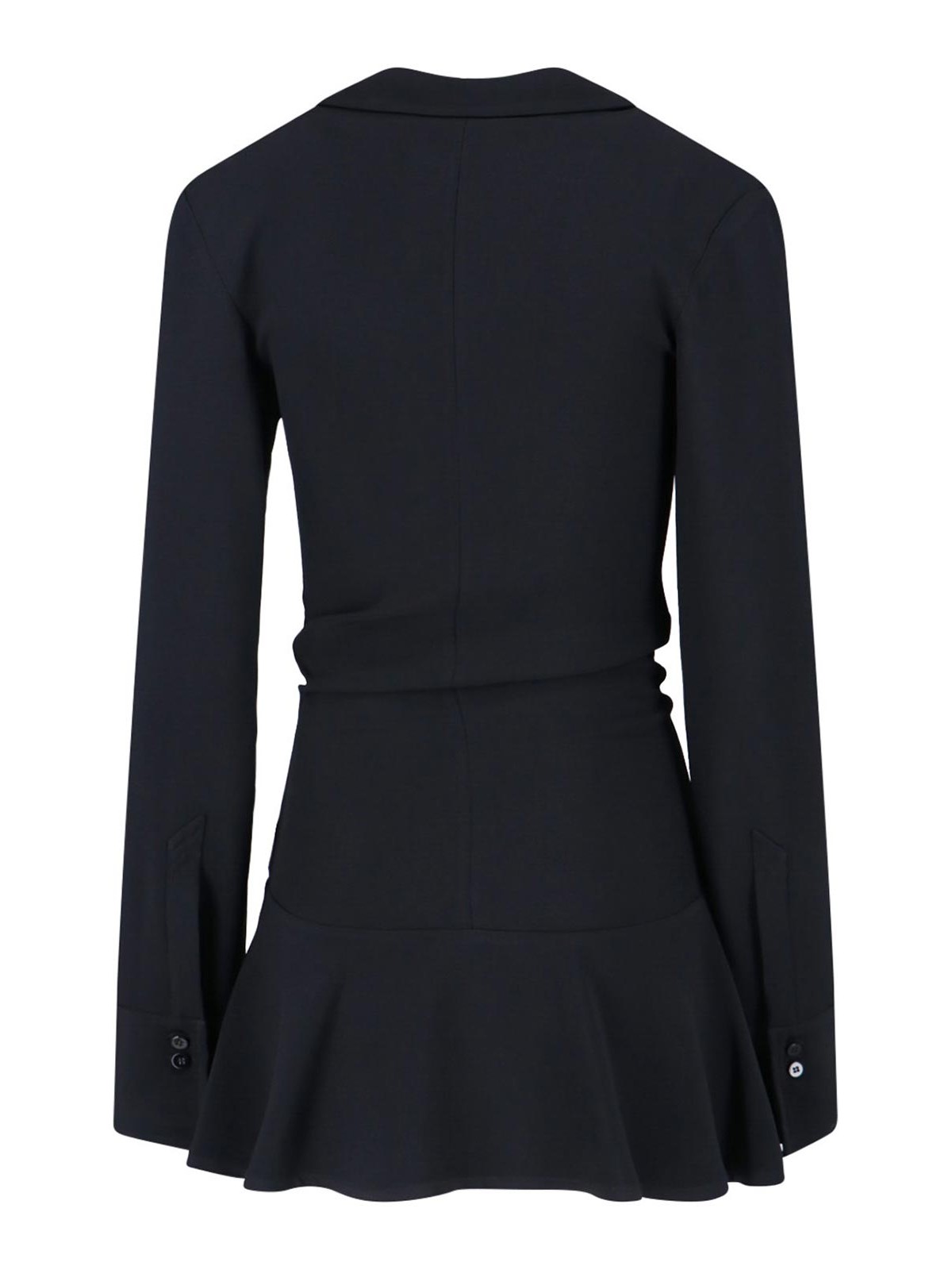 Attico Mini Dress In Brown