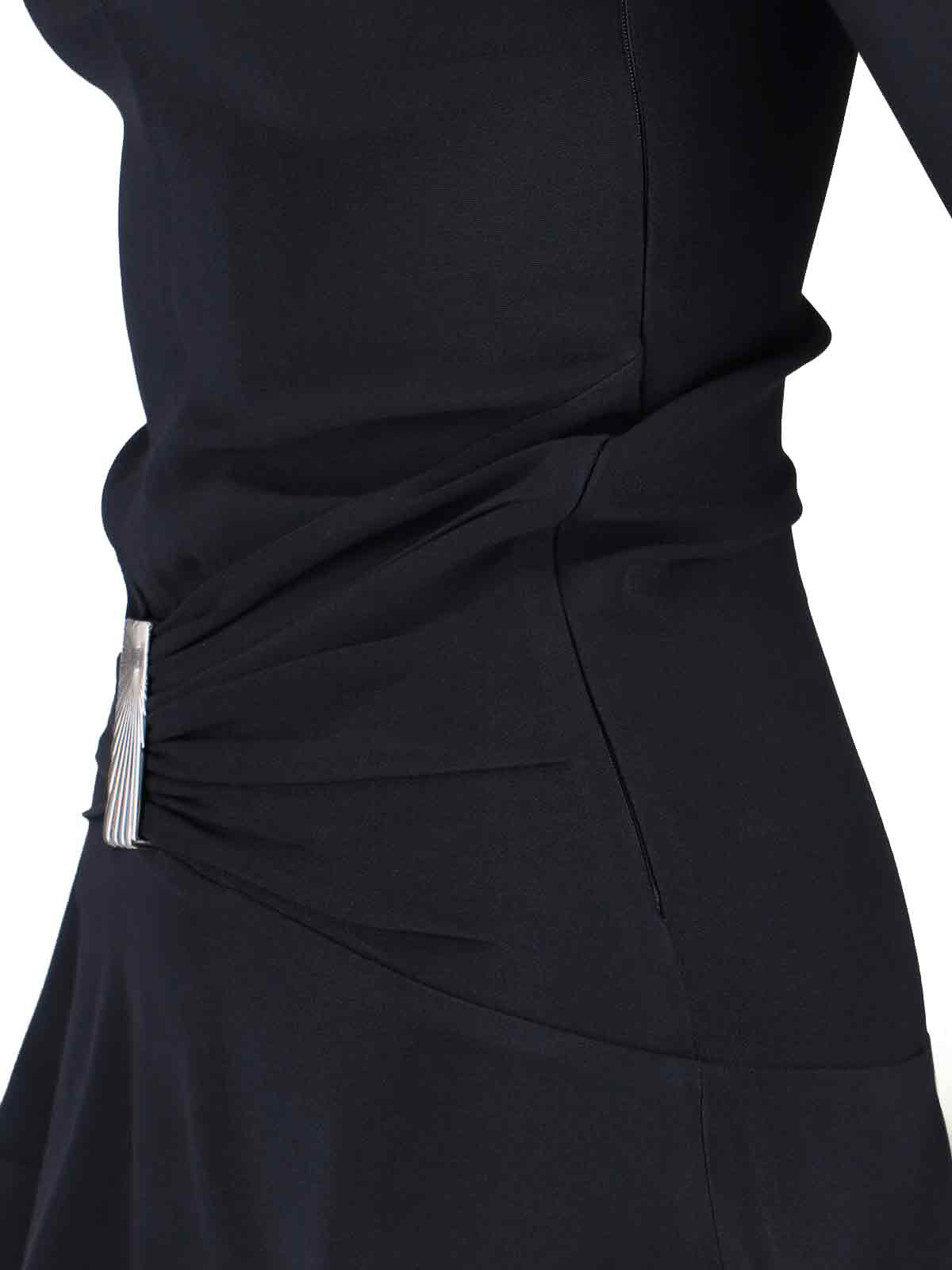 Attico Mini Dress In Brown