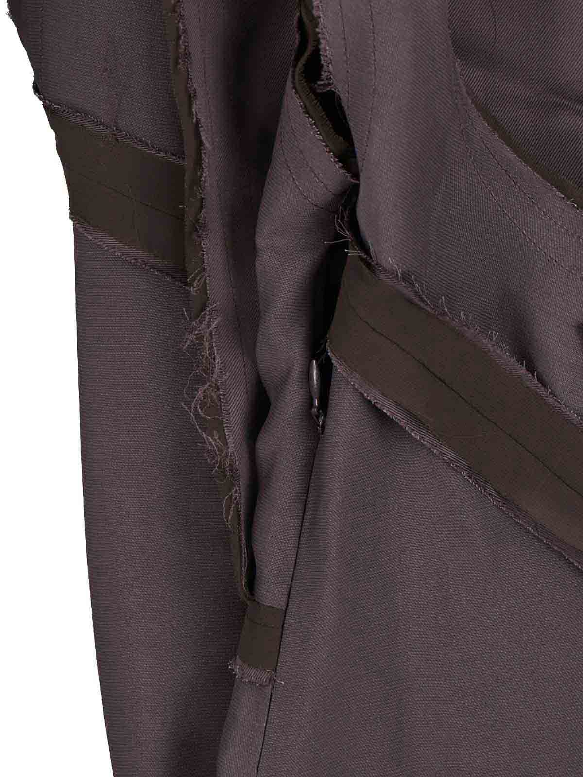 Attico Asymmetrical Midi Dress With Twisted Detail In Gray