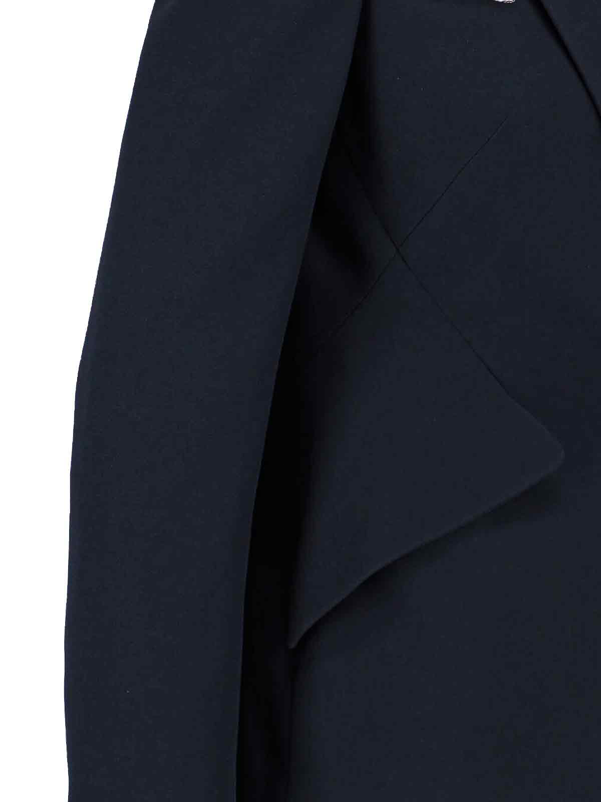 Alexander Mcqueen Single -breasted Blazer With Decorations In Gray