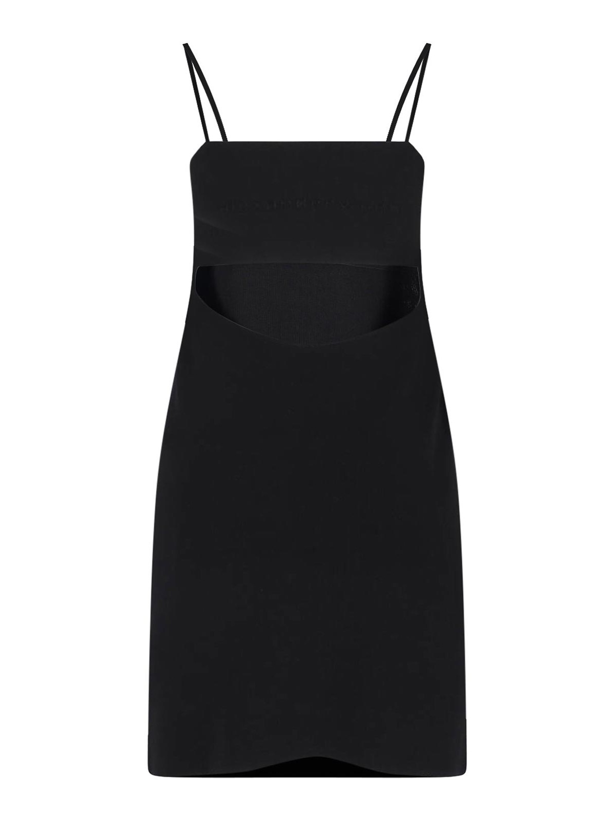 Alexander Wang Mini Logo Dress In Burgundy