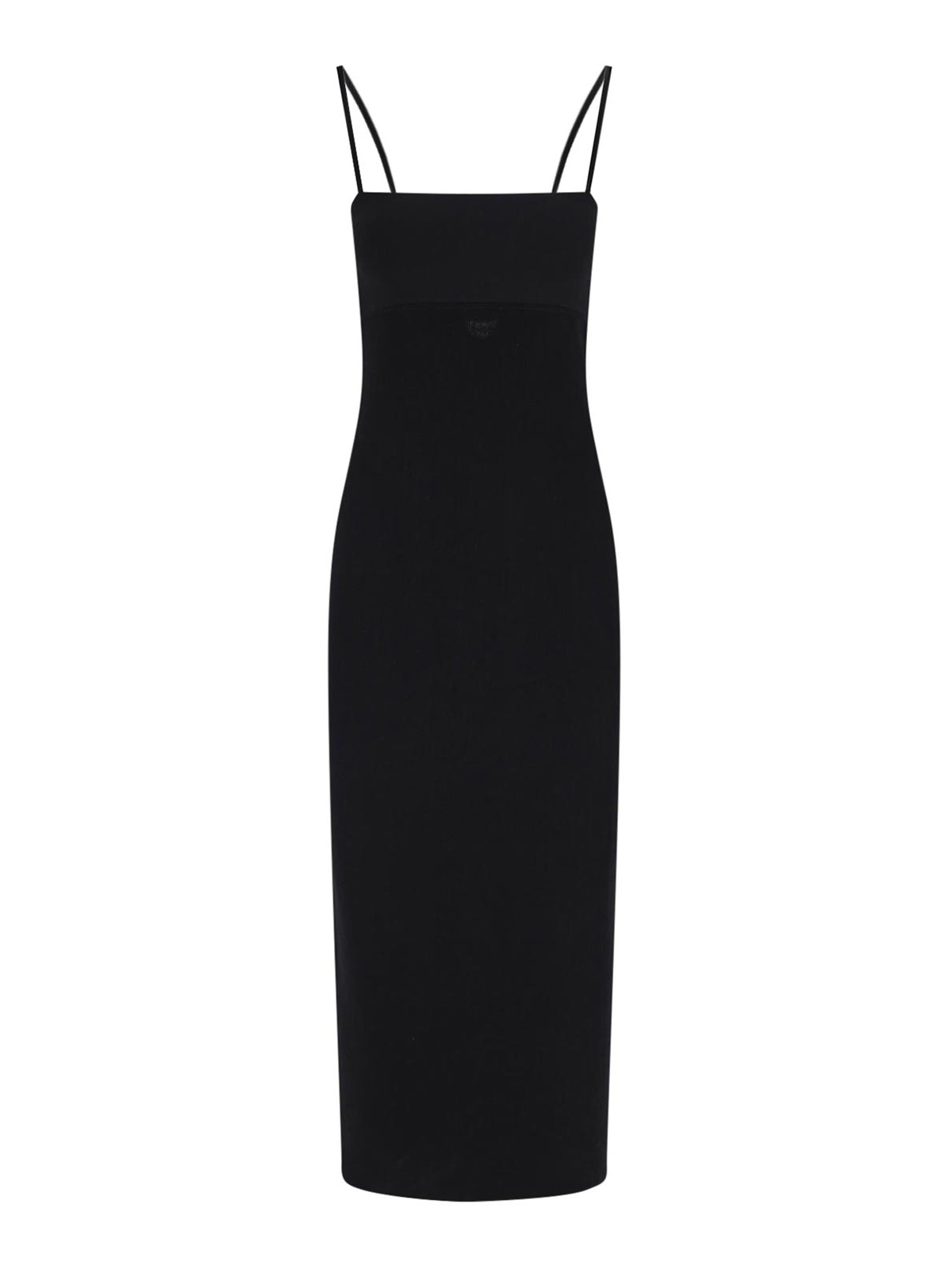 Alexander Wang Midi Slip Dress In Black