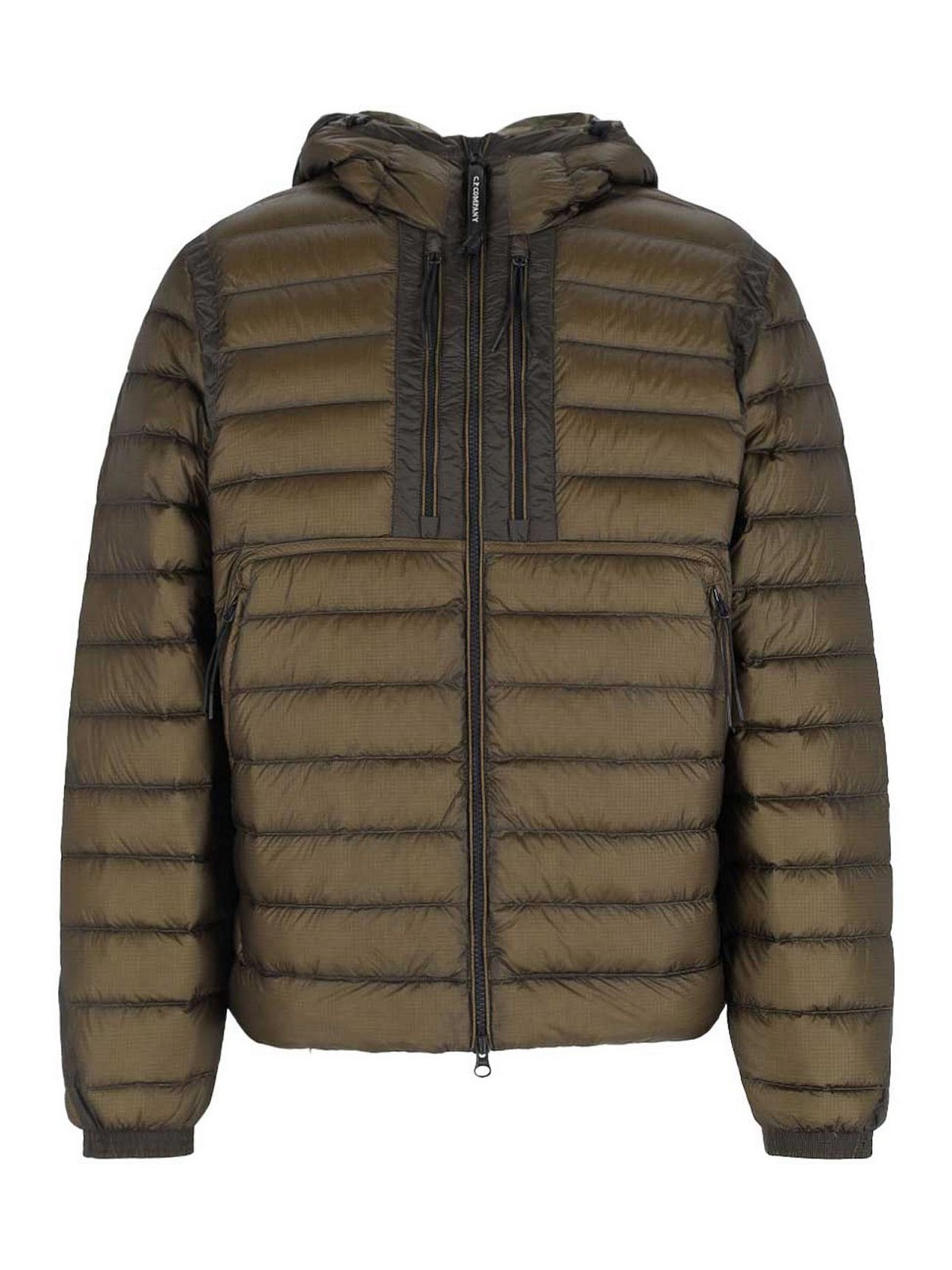 C.p. Company Piumino Imbottito In Green