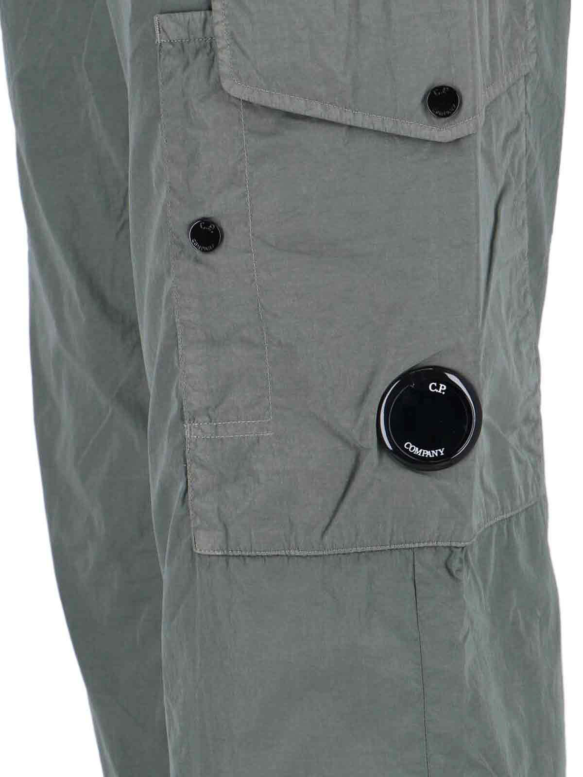 C.p. Company Straight Trousers In Gray