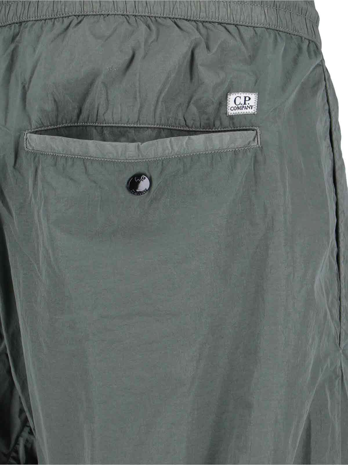 C.p. Company Straight Trousers In Gray