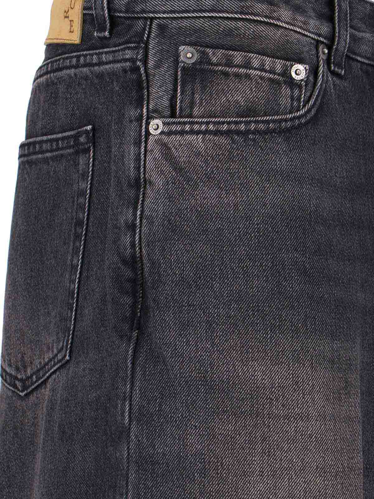 Haikure Jeans Ampi In Black