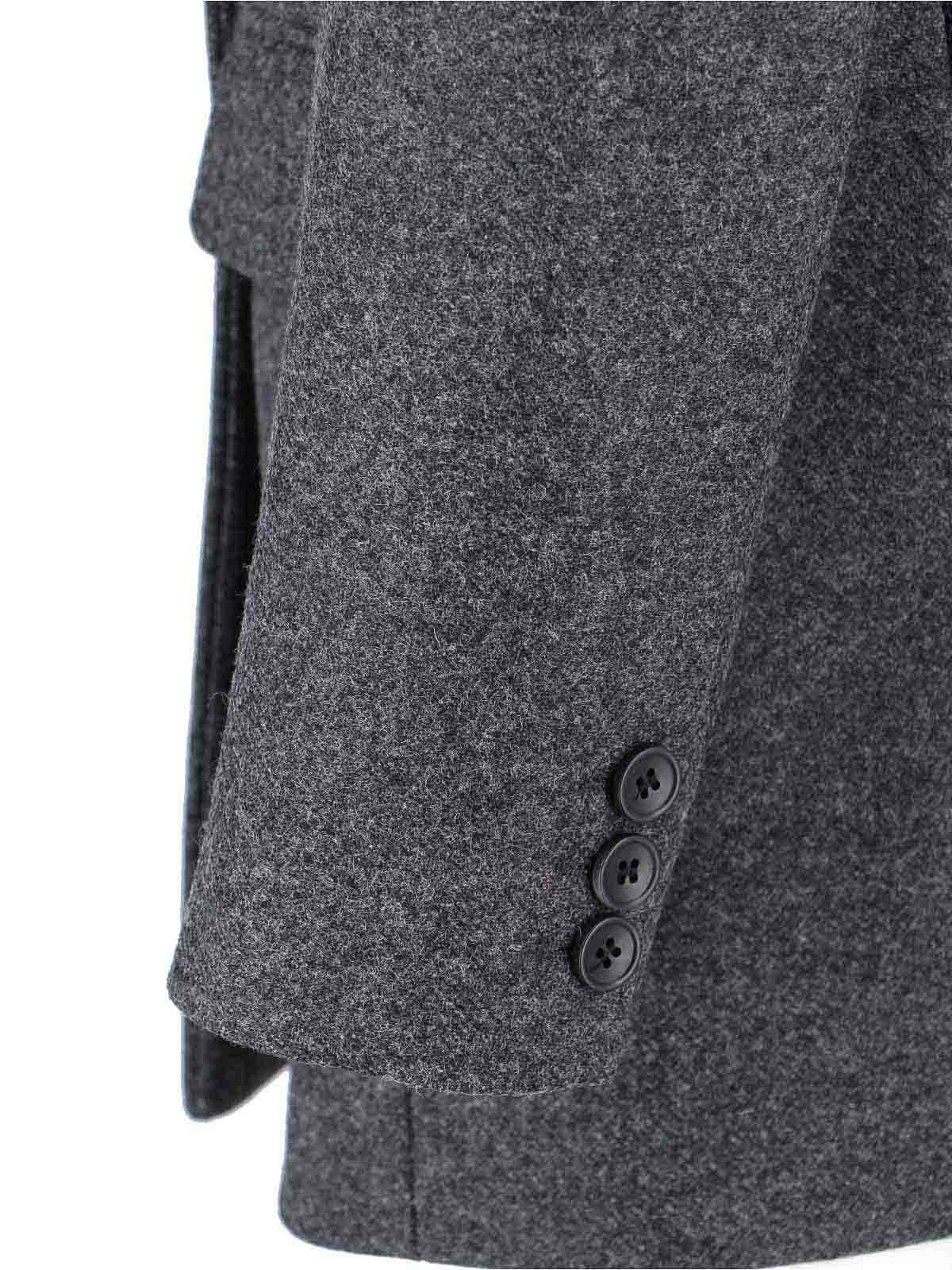 Isabel Marant Double-breasted Jacket With Notched Lapels In Gray