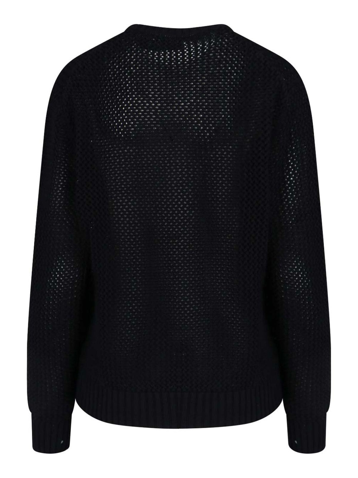 Polo Ralph Lauren Pierced Sweater In Black