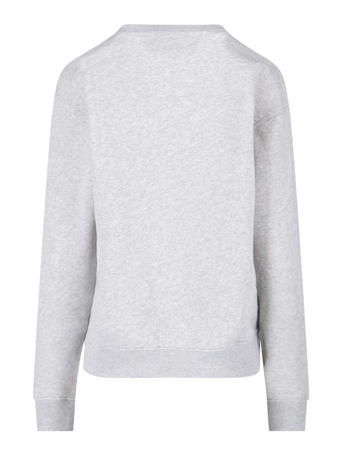 Polo Ralph Lauren Brushed Cotton Blend Sweatshirt With Iconic Polo Bear Print In Gray